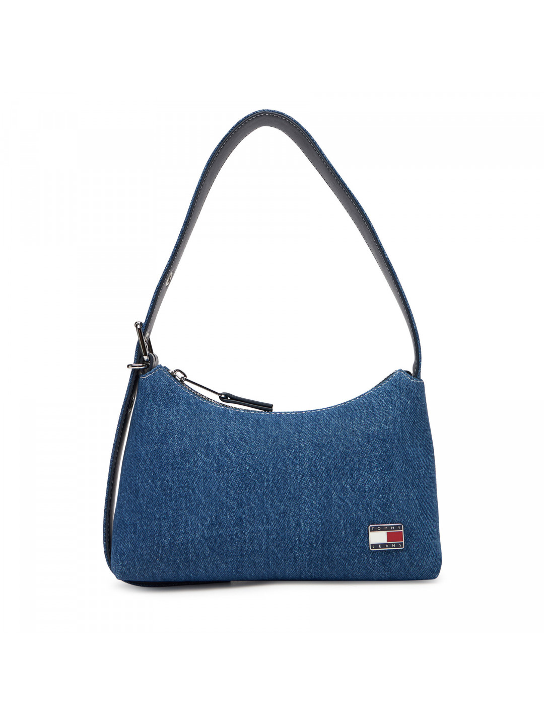 Kabelka Tommy Jeans Tjw Cool Denim Shoulder Bag AW0AW17877 Modrá